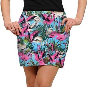 Loudmouth Ladies Pink Flamingo Golf Skort Size 4